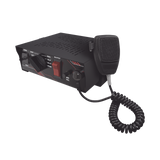 Sirena Vehicular de 100W de Potencia, Con Switch Giratorio de 6 posiciones y Micrófono Integrado de Uso Rudo