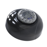 Estrobo Oculto de 12 LED, Brida negra, 12 Vcd, Clara, Lente transparente