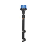 Luz Telescópica para Motocicletas, 8 LED, Azul, SAE Clase I