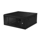 Gabinete de Pared con Puerta Perforada, 635mm de Profundidad, 4U Rack de 19 in, Acero Reforzado