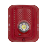 Lámpara LED Estroboscópica para Montaje en Pared, Color Rojo, Nivel de Candelas Seleccionable, Nuevo Diseño Moderno y Elegante y Menor Consumo de Corriente