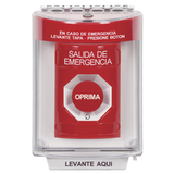 Botón Multipropósito, Salida De Emergencia, Girar Para Reset, Bocina Integrada, Español, Cubierta De Policarbonato, 2 Relevadores NO/NC, Interior/exterior