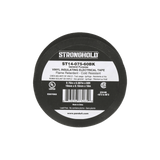 Cinta Eléctrica STRONGHOLD para Aislar, de PVC, Uso General Reparación y Mantenimiento, Grosor de 0.18mm (7 mil), Ancho de 19mm, y 18m de Largo, Color Negro