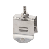 Sujetador de doble click para cable coaxial de 1/2 paquete de 10 piezas.