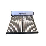 Bóiler Solar de 240L, Baja Presión con 24 Tubos de Vacío de Mayor Resistencia y Termotanque Inoxidable de Grado Alimenticio 240 L Resistentes a Granizo de Hasta 25 mm/ l, Incluye Anodo de Magnesio