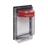 Cubierta Protectora Serie Stopper II® De Policarbonato, Con Alarma, Montaje en Superficie, Interior/Exterior, Etiqueta en Español