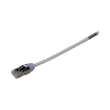 Patch Cord Cat6A, Diametro Reducido 28 AWG, Blindado S/FTP, CM/LS0H, 3 m, Color Gris