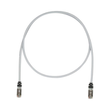 Patch Cord Cat6A, Blindado S/FTP, CM/LS0H, 7ft, Color Gris