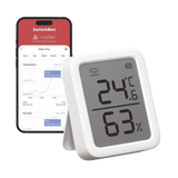 Medidor de temperatura y humedad Datos en pantalla / inalámbrico BLUETOOTH compatible con HUB SwitchBot