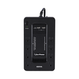 UPS de 650 VA/390 W, Topología Standby con Modo Ahorrador ECO, Entrada 120 Vca NEMA 5-15P, Con 8 Tomas NEMA 5-15R