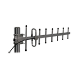 Antena Yagi 360-380 MHz, 10dB Ganancia, 7 Elementos, Anodizada en Negro, 250 Watt, N Hembra.