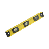 Nivel de aluminio de 14", con gotas horizontales y verticales.