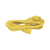 Extensión Eléctrica de Uso Rudo Aterrizada 30 metros / Color Amarillo.