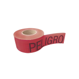 Cinta para barricada "PELIGRO" de 100 m y ancho de 3".