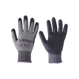 Guantes talla mediana supraneema con recubrimiento de nitrilo.