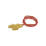 Tapones para oídos reutilizables, de caucho sintético.