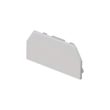 Tapa Final, para uso con canaleta T45, Material PVC Rígido, Color Blanco Mate