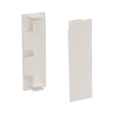 Unión recta de tapa, para uso con canaleta T70, Material PVC Rígido, Color Blanco Mate