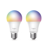 Kit 2 Focos WIFI Multicolor, Intensidad y Color Regulables, Comandos de Voz Mediante Amazon Alexa/Google Assisten