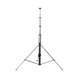 Mástil Telescópico Retraible Manual de 12 metros con Accesorios. Incluye Tripie.