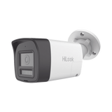 [Audio Bidireccional + Dual Light + ColorVu] Bala TURBOHD 2 Megapixel (1080p) / Lente 2.8 mm / 30 mts IR EXIR + 20 mts Luz Blanca / Micrófono y Bocina Integrado / Exterior IP67 / Metal / dWDR