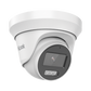 [Dual Light + ColorVu] Turret TURBOHD 2 megapixel / 40 mts IR + 20 mts luz blanca/ Lente 2.8 (100° de Visión) / Exterior IP66 / Audio por Coaxitron / TVI-AHD-CVI-CVBS / Metal