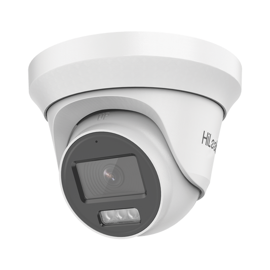 [Dual Light + ColorVu] Turret TURBOHD 3K megapixel / 40 mts IR + 20 mts luz blanca/ Lente 2.8 (105° de Visión) / Exterior IP66 / Audio por Coaxitron / TVI-AHD-CVI-CVBS / Metal