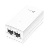 Inyector PoE Pasivo de 24V / 2 puerto 10/100/1000 Mbps / Plug and Play / Montaje en Pared