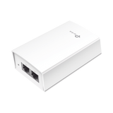 Inyector PoE Pasivo de 48V (24 Watts) / 2 puerto 10/100/1000 Mbps / Plug and Play / Montaje en Pared
