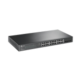 Switch PoE JetStream SDN Administrable 24 puertos 10/100/1000 Mbps + 4 puertos SFP, 24 puertos PoE, 250W, administración centralizada OMADA SDN