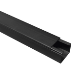 Canaleta TMK 1720 Color Negro con Cinta Adehsiva, 5 Ft. De Largo (1.5 m), Para uso en Exterior con Bajo Voltaje (5201-21362)