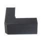 Esquinero Exterior Color Negro de PVC Auto Axtinguible, Para Canaleta TMK-1720-N-CC (5210-02003)