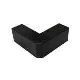 Esquinero Exterior Color Negro de PVC Auto Axtinguible, Para Canaleta TMK-1720-N-CC (5210-02003)