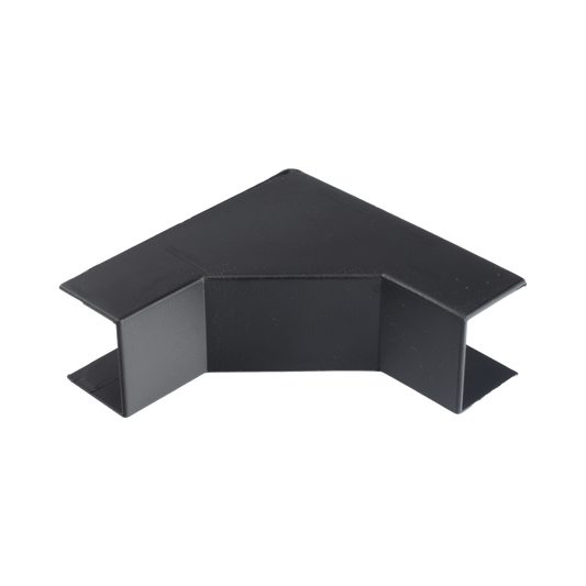 Esquinero Interior Color Negro de PVC Auto Axtinguible, Para Canaleta TMK-1720-N-CC (5220-02003)