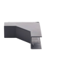 Esquinero Interior Color Negro de PVC Auto Axtinguible, Para Canaleta TMK-1720-N-CC (5220-02003)