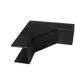 Esquinero Interior Color Negro de PVC Auto Axtinguible, Para Canaleta TMK-1720-N-CC (5220-02003)