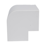 Esquinero Exterior Color Blanco de PVC Auto Axtinguible, Para Canaleta TMK-4577 (5510-02001)