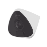 Cámara IP Antivandálica 3MP para Esquina con IA / Lente 2.39 mm 128° / H.265 & WiseStream II / Exterior IP66 / IK10+ / PoE