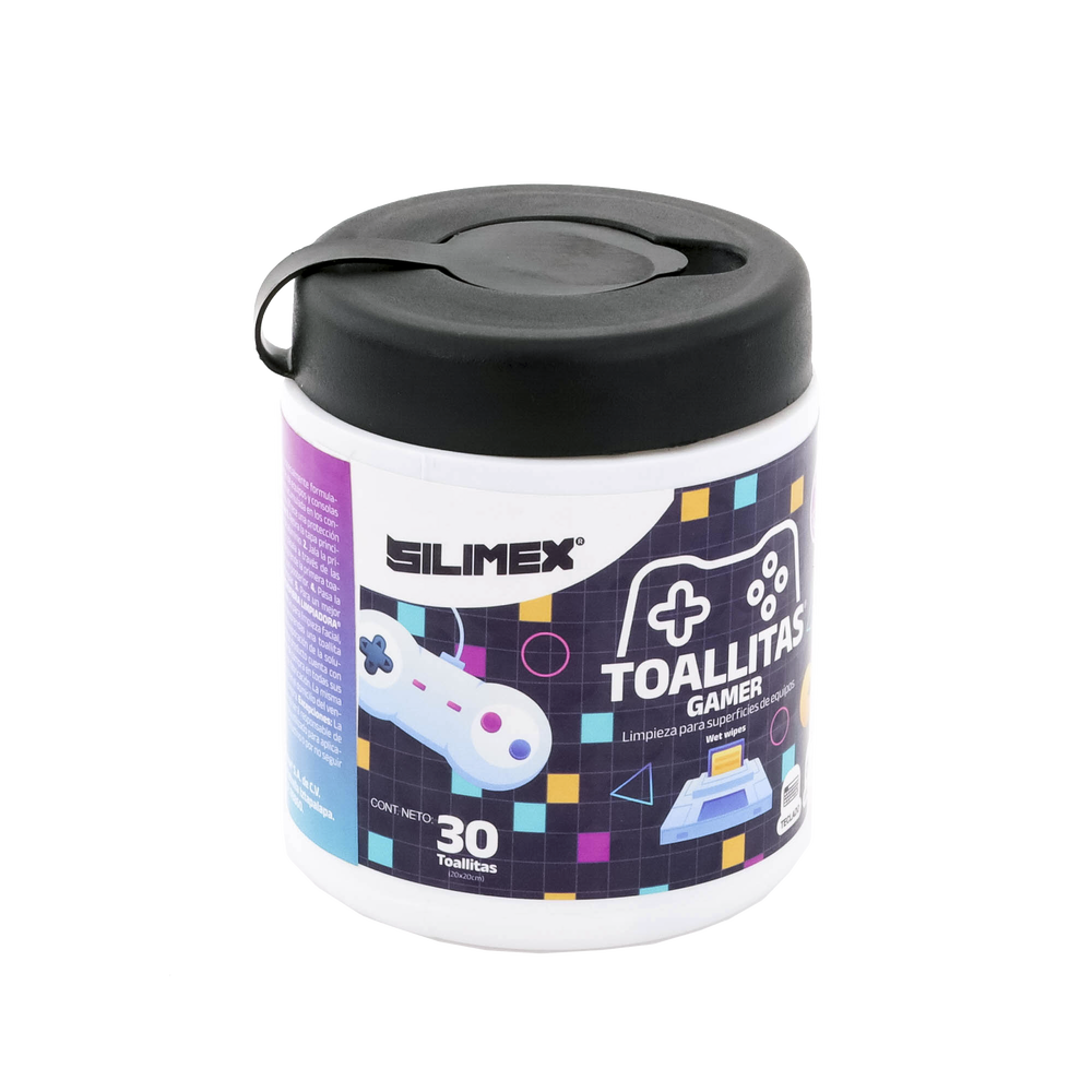 Toallitas Gamers, Excelente Opci�n Para Gamers Que Buscan Mantener Sus Consolas y Accesorios en Perfecto Estado, Libres de Suciedad y Protegidos Contra Bacterias