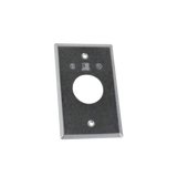 Tapa rectangular aluminio para contacto de 35.2 mm, tipo RR a prueba de intemperie.