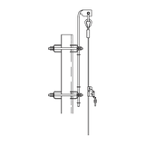 Línea de Vida hasta 57.9 Metros (190 pies). Compatible con línea Super Titan. Carro de Seg. NO INCLUIDO.