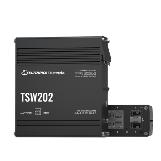 Switch Industrial Administrable L2, 8 puertos PoE 802.3af/at, Soporta Profinet