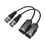 Kit de Transceptores (Baluns) con Terminal PUSH SUPERIOR PIG TAIL en ambos conectores, Resolución 4K , Cable flexible COAXIAL Blindado / COAXITRON / AUDIO POR COAXITRON  /Conector 100% COBRE /  Calidad PREMIUM