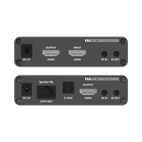 Kit Extensor HDMI hasta 700 metros con Conexión en Cascada / 4K @ 60 Hz/ 70 metros PTP con Cat 6, 6a y 7 / IPCOLOR / CERO LATENCIA / SIN COMPRIMIR / Salida Loop / IR bidireccional / Puerto S/PDIF / Soporta ARC / Soporta 10 TT-676-Rx.
