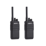 Par de radios analógicos, listos para utilizarse, operan en UHF 400-470 MHz de 2 watts de potencia. ¡PRECONFIGURADOS!