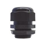 Conector Plástico Negro Tipo Glándula para Rosca NPT 1"