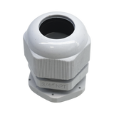 Conector Plástico Blanco Tipo Glándula para Rosca NPT 3/4"