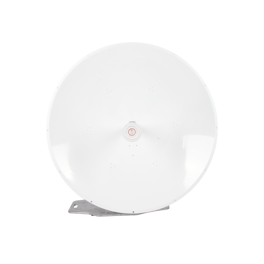 Antena direccional de 4 ft, 5.1 a 7.125 GHz, Ganancia 36 dBi, Conectores RP-SMA Hembra, Polarización doble, incluye montaje para torre o mástil