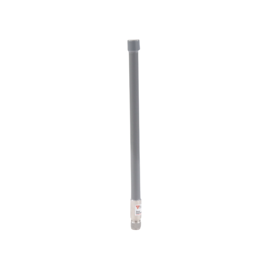 Antena Omnidireccional, mayor distancia de transmisión y recepción de señal en 360º,  Doble banda, 2.4 Ghz de  6 dBi/ 5 GHz  9 dBi, Conector N-Hembra, Adecuada para entornos exigentes