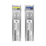 UFiber Módulo SFP, transceptor MiniGibic MonoModo 1.25 Gbps, distancia 3km, Simplex, un conector LC, incluye 2 tranceptores